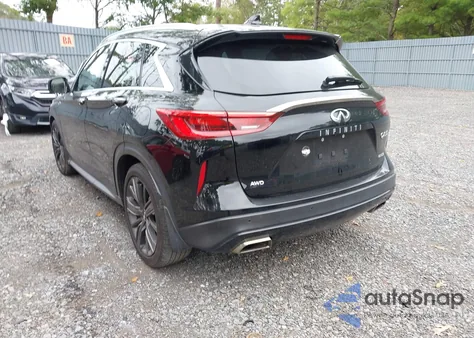 2020 Infiniti Qx50 Essential Awd z USA, uszkodzony, nr VIN 3PCAJ5M3XLF108988